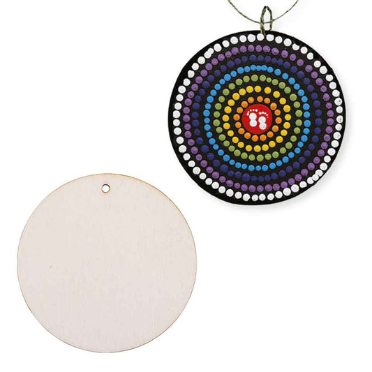 Wooden Circle Shapes - Pack of 20