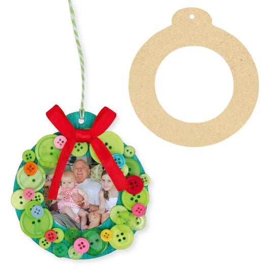 Wooden Circle Frames - Pack of 20