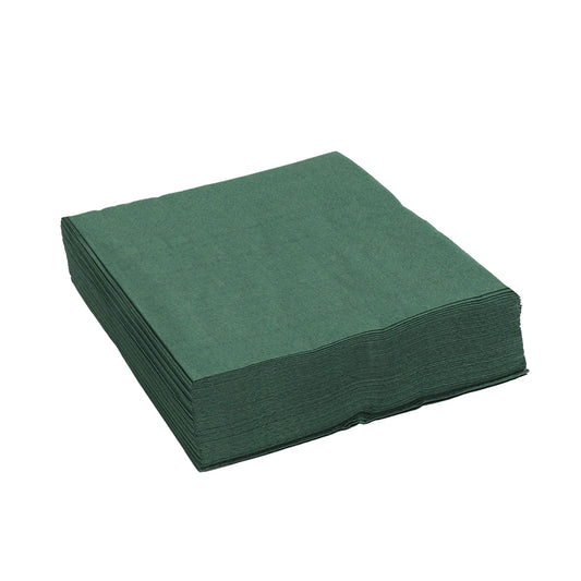 Paper Napkins - Green - Pack of 50