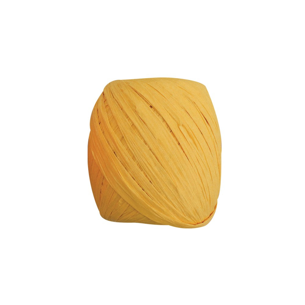 Paper Raffia - Yellow - 50 Metres