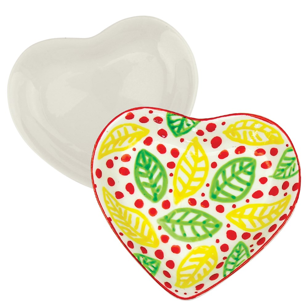 Porcelain Heart Dish - Each