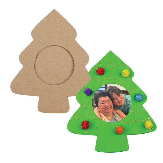 Papier Mache Photo Frame - Christmas Tree