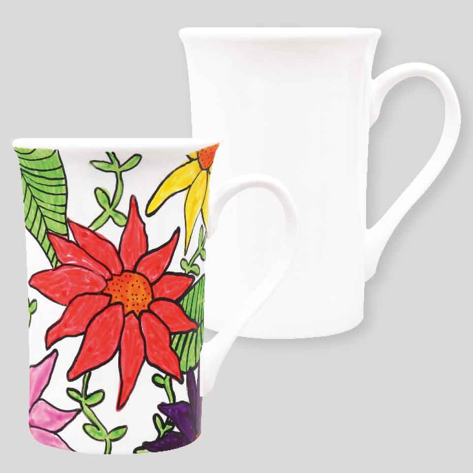 Flared Porcelain Mug