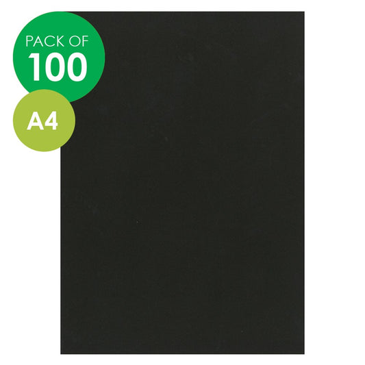 CleverPatch Cardboard - Black - A4 - Pack of 100