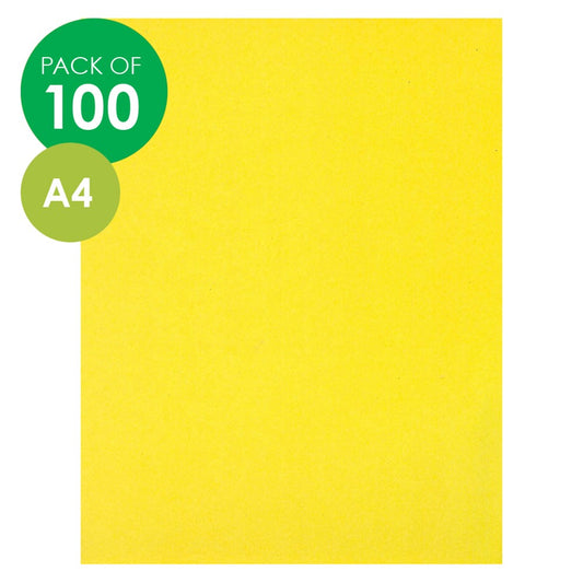 CleverPatch Cardboard - Yellow- A4 - Pack of 100