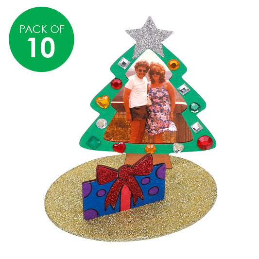 Wooden Christmas Diorama Frames - Pack of 10
