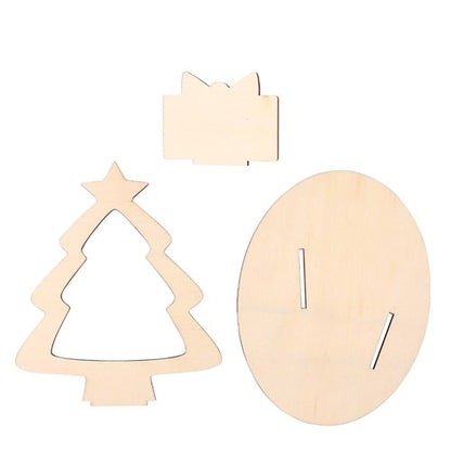 Wooden Christmas Diorama Frames - Pack of 10