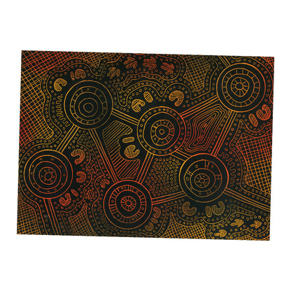 Scratch Board Sheets - Indigenous Inspired - Pack of 20