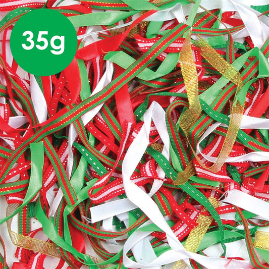 Christmas Ribbons - Assorted -35g Pack