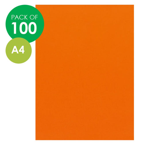 CleverPatch Cover Paper - A4 -Orange - Pack of 100