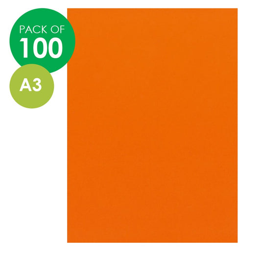 CleverPatch Cover Paper - A3 -Orange - Pack of 100