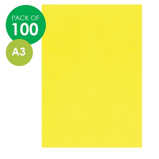 CleverPatch Cover Paper - A3 -Yellow - Pack of 100