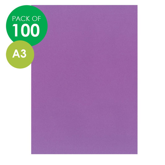 CleverPatch Cover Paper - A3 -Purple - Pack of 100