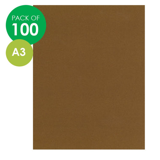 CleverPatch Cover Paper - A3 -Brown - Pack of 100