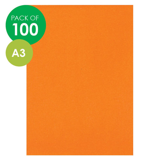 CleverPatch Cardboard - Orange- A3 - Pack of 100