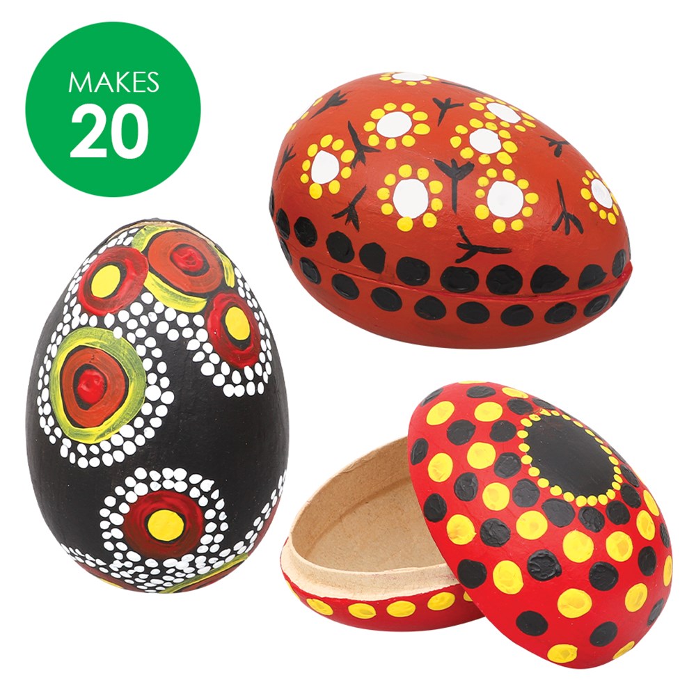 Indigenous Dot Painting Emu Eggs Group Pack – Wisdom Activities