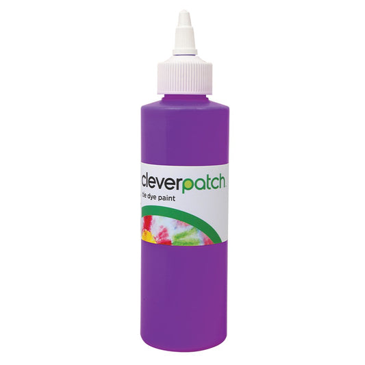 CleverPatch Fluorescent Tie Dye Paint - Purple - 250ml