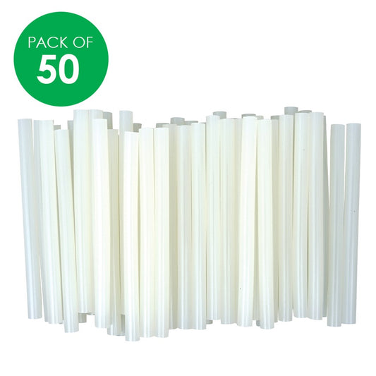 CleverPatch Glue Gun Glue Sticks - Low Melt - Pack of 50