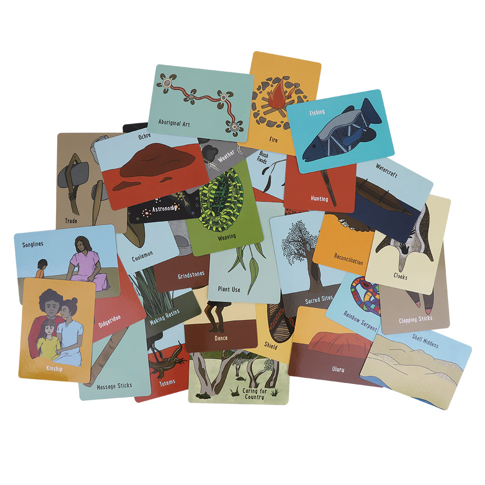 Aboriginal Topic Cards - Pack of 30