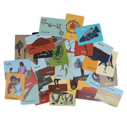 Aboriginal Topic Cards - Pack of 30