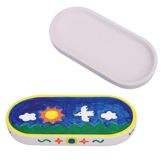 Ceramic Trinket Tray - Oval - Each