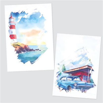 Water Art Sheets - A4 - Pack of 6