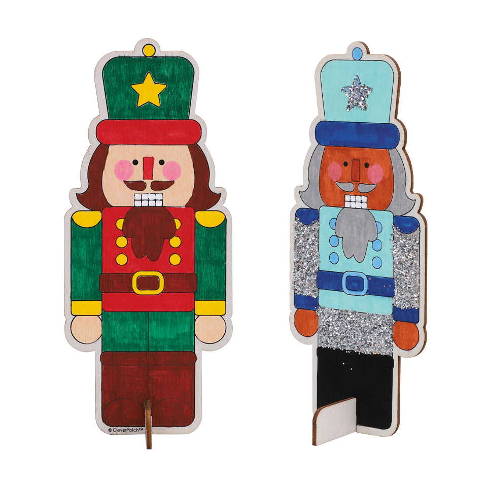 3D Wooden Nutcrackers - Pack of 10