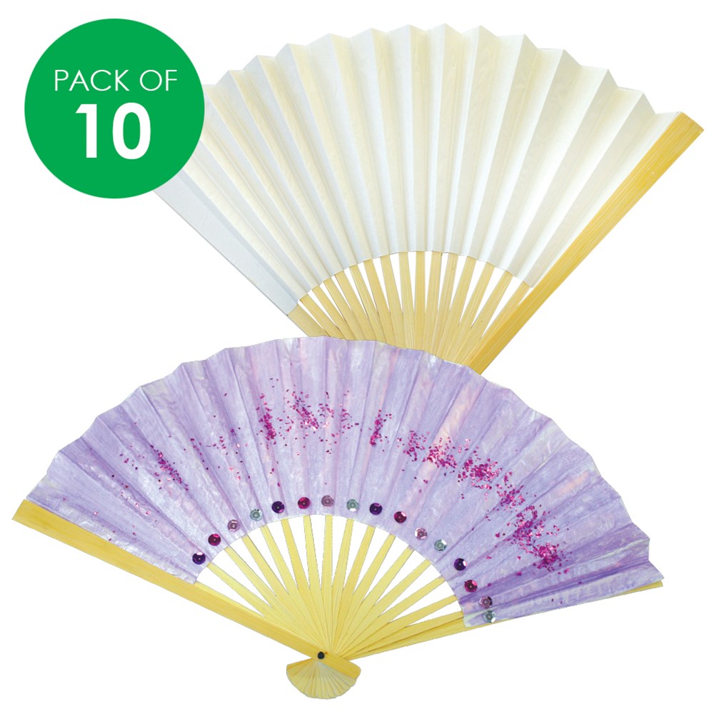 Paper Fans - Pack of 10 – Wisdom Activities
