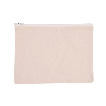 Cotton Zip Pouch - 30 x 21cm - Each