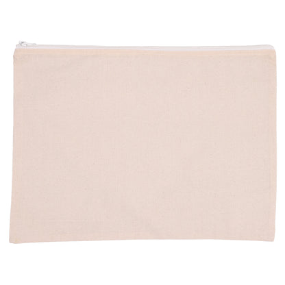 Cotton Zip Pouch - 42 x 21cm - Each