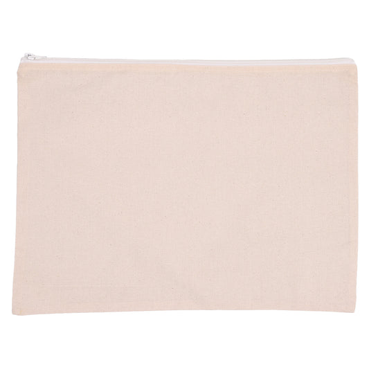 Cotton Zip Pouch - 42 x 21cm - Each