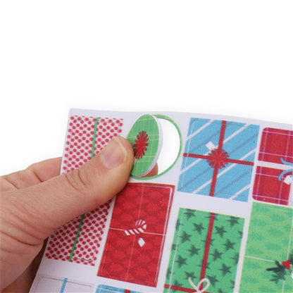 Foam Christmas Presents Stickers - Pack of 120