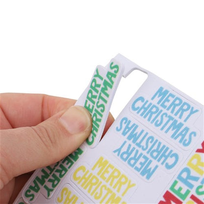 Foam Merry Christmas Stickers - Pack of 120
