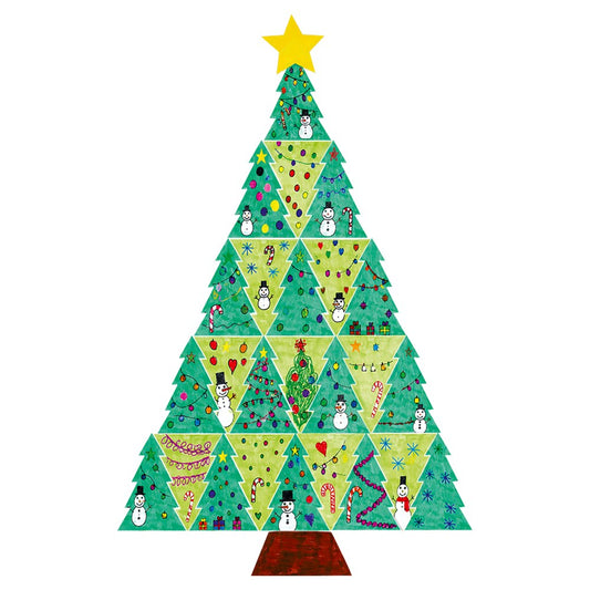 Cardboard Collaborative Christmas Tree - Each Set