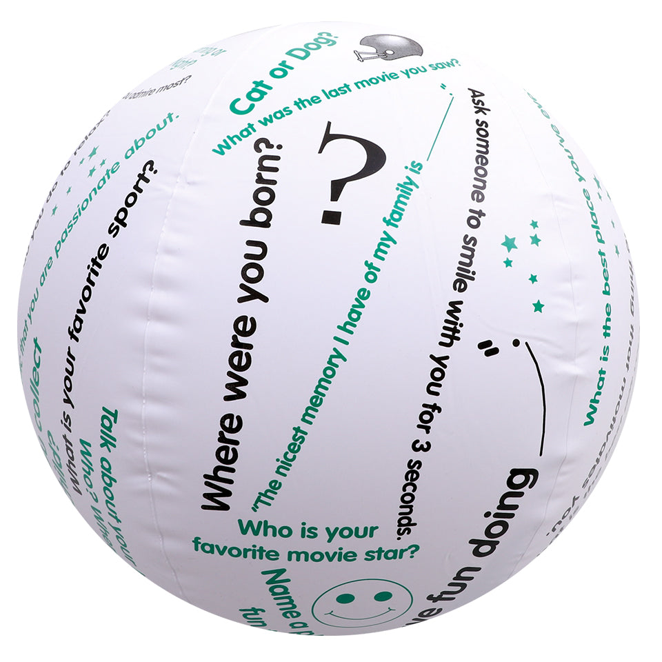 Toss & Talk Ball - Getting Acquainted - Each – Wisdom Activities