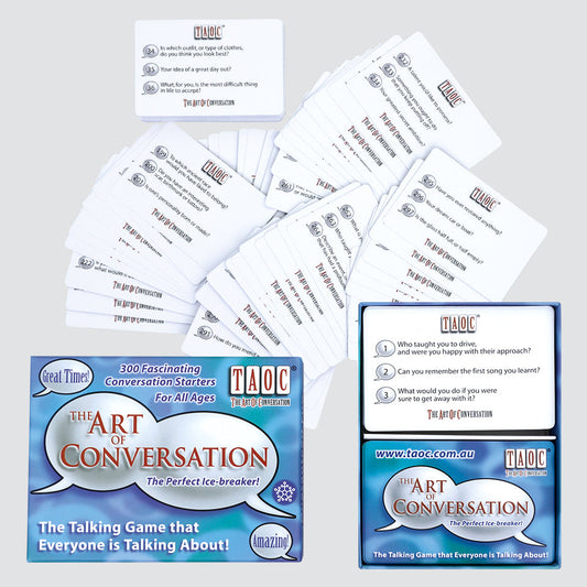 The Art of Conversation Ice Breaker Cards - Pack of 100