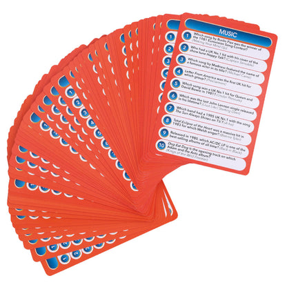 Top Trivia Cards - 1980s - Pack of 50