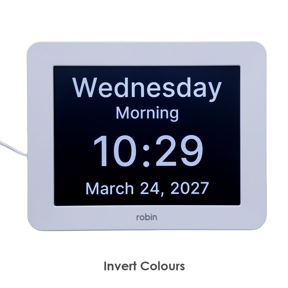 Robin Day Clock - White - Each
