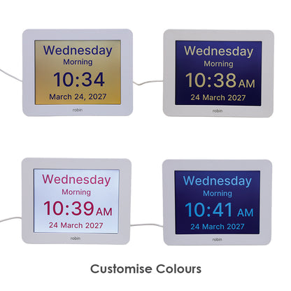 Robin Day Clock - White - Each