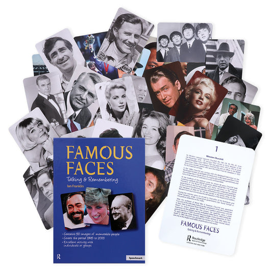 Famous Faces Cue Cards - Pack of 50