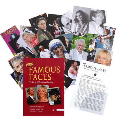 More Famous Faces Cue Cards - Pack of 36