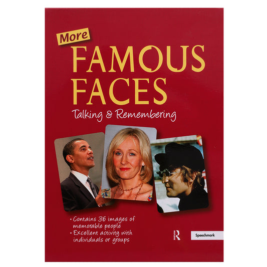 More Famous Faces Cue Cards - Pack of 36