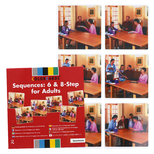 Sequence Cards - 6 & 8-Step for Adults - Pack of 48