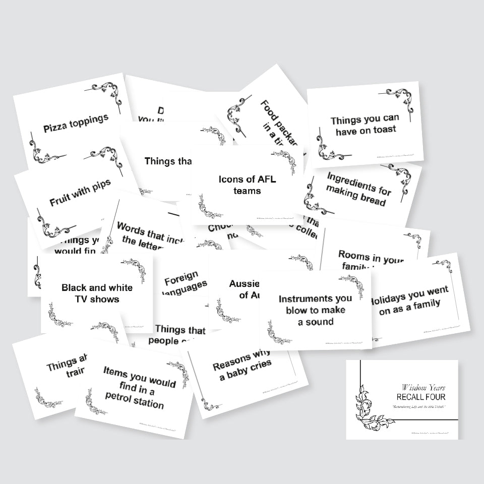 Wisdom Years - Recall Four Cards
