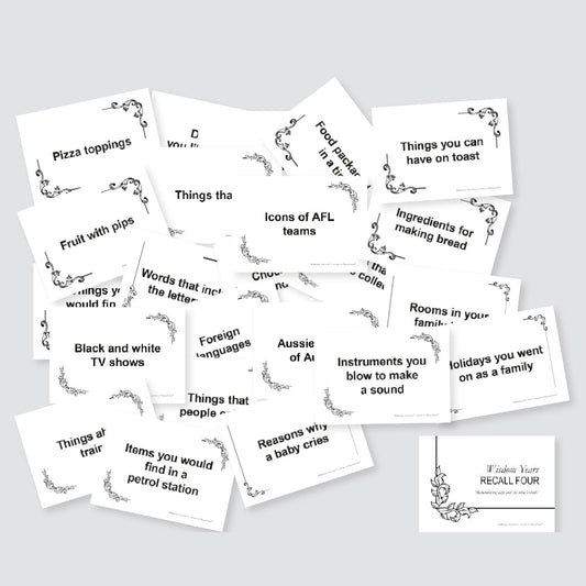 Wisdom Years - Recall Four Cards