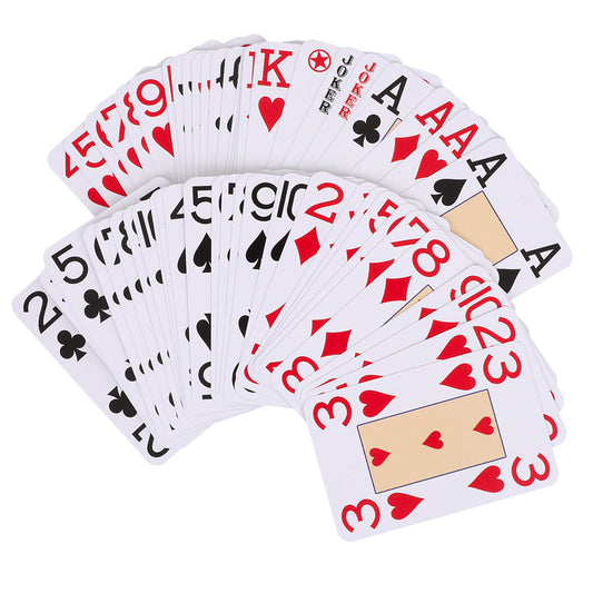 Playing Cards - Large Numbers - Pack of 55