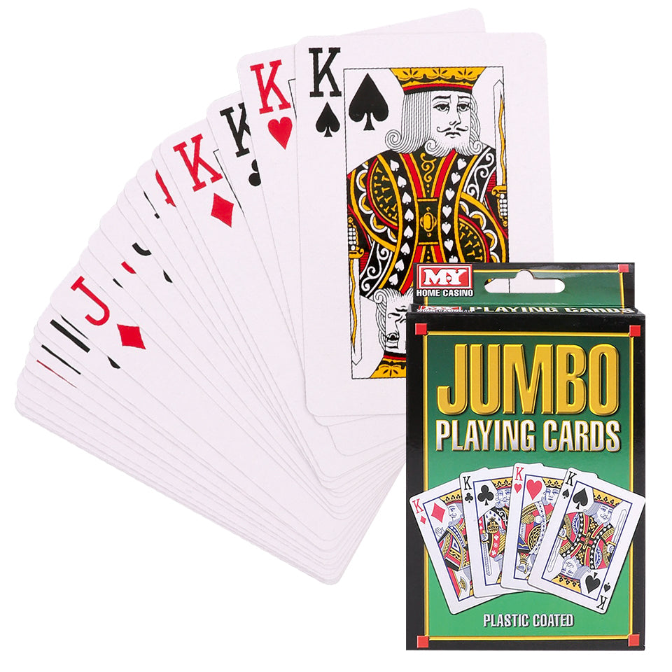 Large Playing Cards - Pack of 52 - 9.5 x 14cm