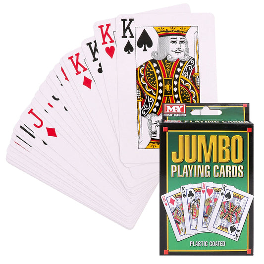 Large Playing Cards - Pack of 52 - 12 x 9cm