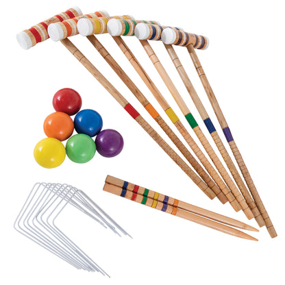 Wooden Croquet Set