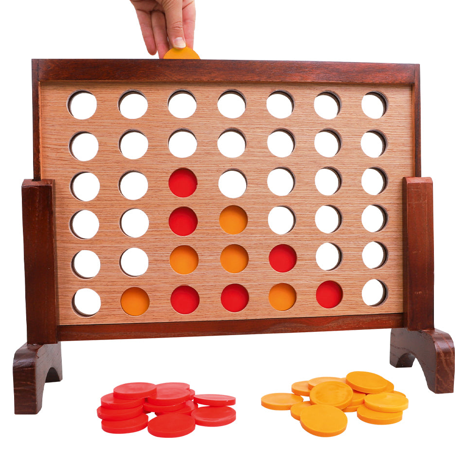 Large Wooden Four in a Row Game – Wisdom Activities